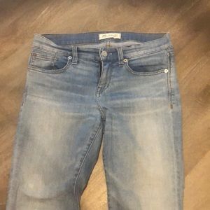 Madewell skinny jeans, quality, stretchy denim